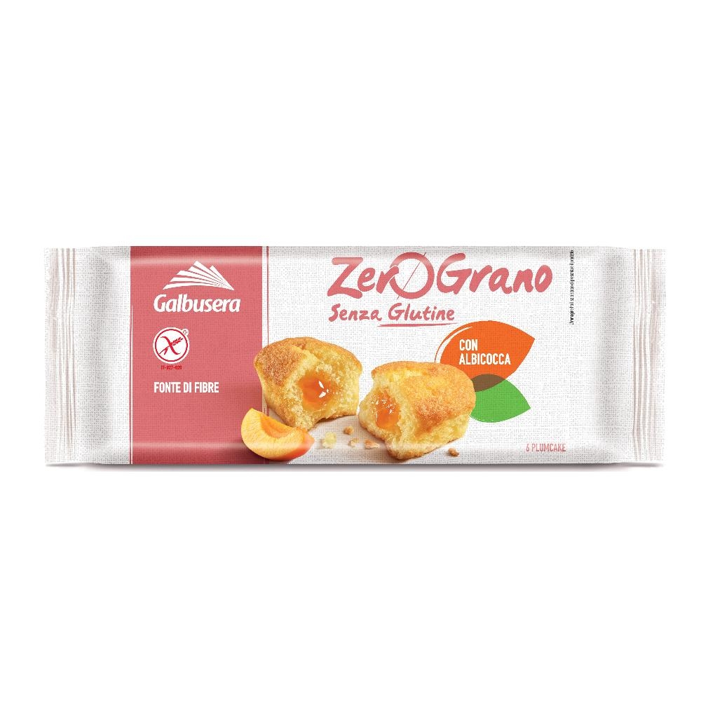 ZEROGRANO PLUMCAKE ALBICOCCA 6 PEZZI