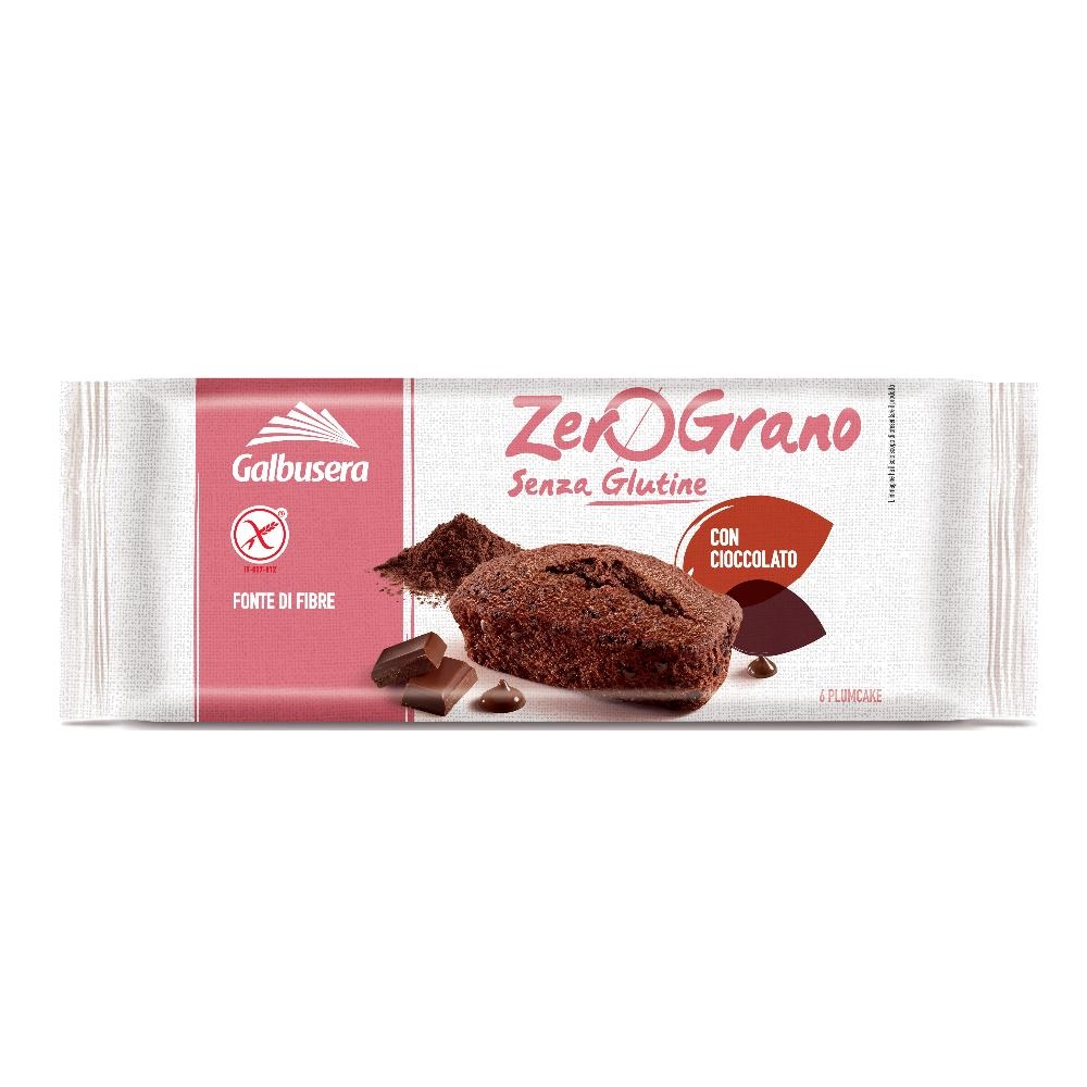 ZEROGRANO PLUMCAKE CIOCCOLATO 6 PEZZI