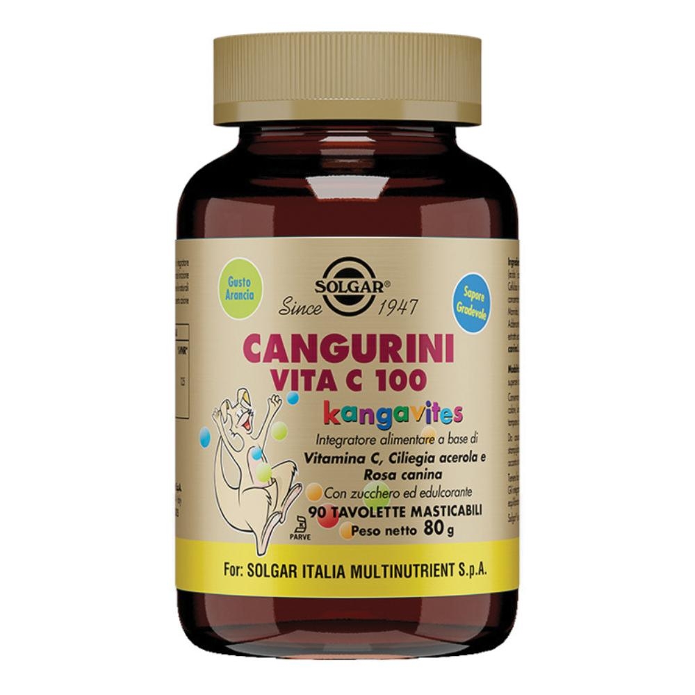 CANGURINI VITA C 100 90 TAVOLETTE MASTICABILI