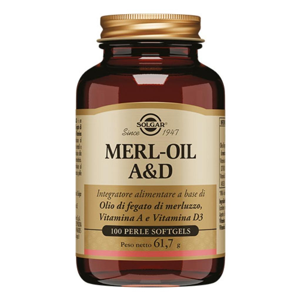 MERL OIL A&D 100 PERLE SOFTGEL
