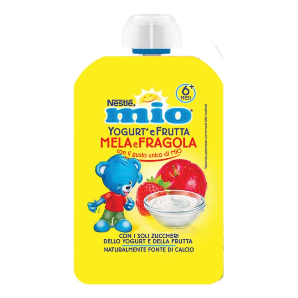 MIO YOGURT E FRUTTA MELA E FRAGOLA 100 G