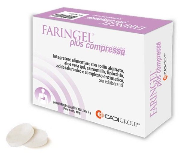 FARINGEL PLUS 20 COMPRESSE MASTICABILI