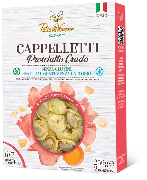 PASTA DI VENEZIA CAPPELLETTI AL CRUDO SENZA GLUTINE STAB 250 G