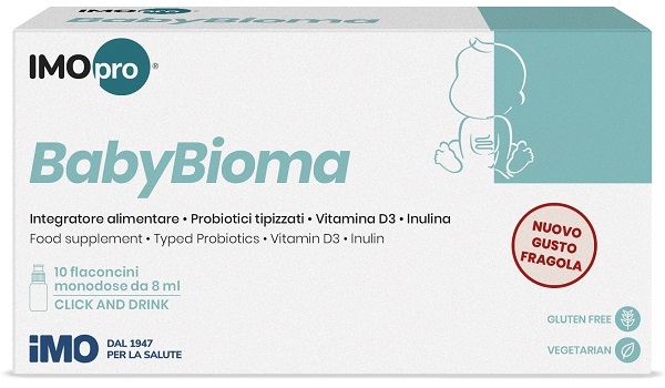 IMOPRO BABYBIOMA FRAGOLA 10 FLACONCINI 8 ML