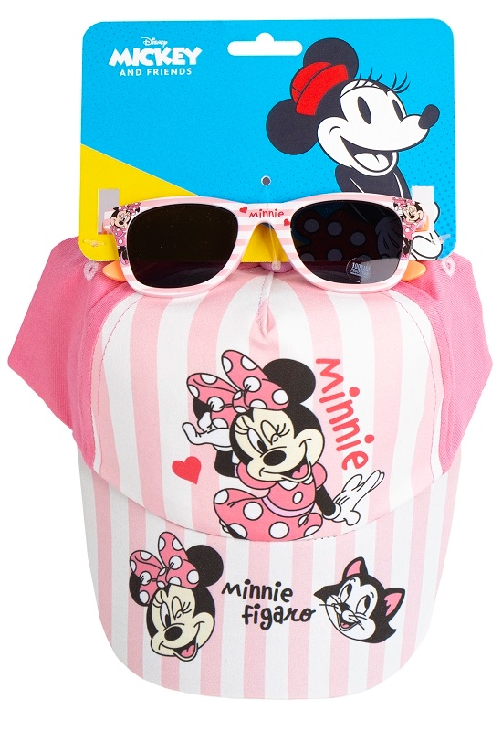 MICKEY AND FRIENDS SET CAPPELLO E OCCHIALI DA SOLE MINNIE FIGARO