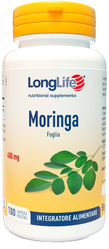 LONGLIFE MORINGA 400MG 100 CAPSULE
