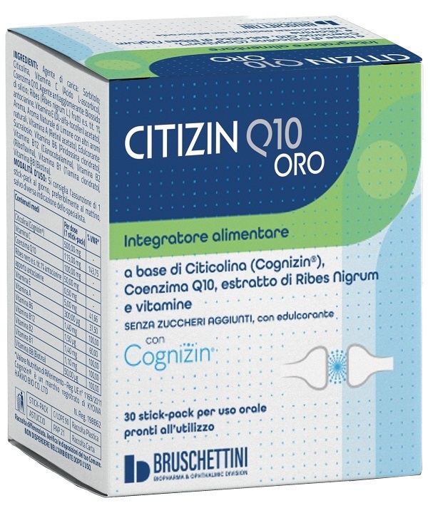 CITIZIN Q10 ORO 30 STICK-PACK OROSOLUBILI DA 3 G