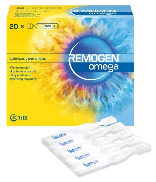 REMOGEN OMEGA GOCCE OCULARI LUBRIFICANTI 20 MONODOSE DA 0,25 ML