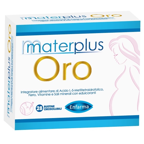 MATERPLUS ORO 28 BUSTINE OROSOLUBILI DA 1,8 G CON EDULCORANTI