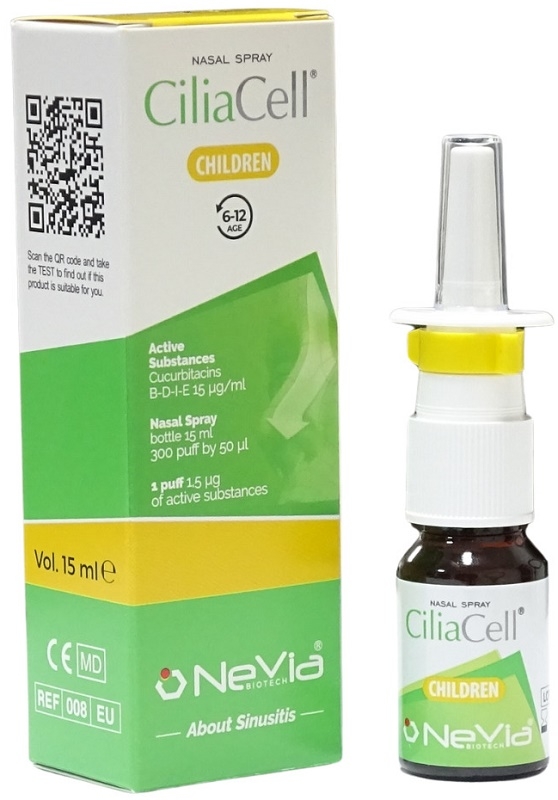CILIACELL NASAL SPRAY CHILDREN 15 ML