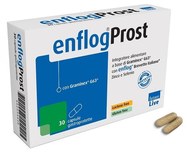 ENFLOGPROST 30 CAPSULE GASTROPROTETTE SENZA GLUTINE NATURALMENTE PRIVO DI LATTOSIO
