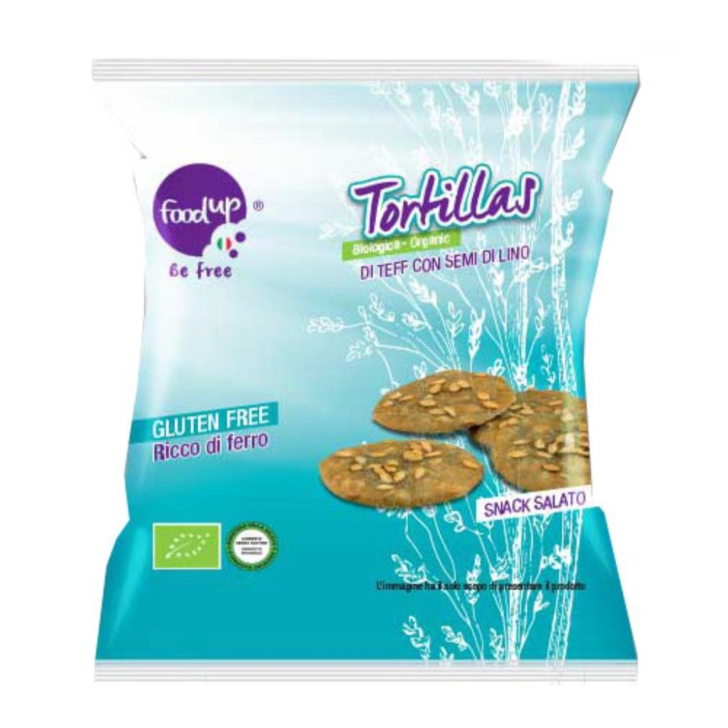 TORTILLAS DI TEFF CON SEMI DI LINO 35 G