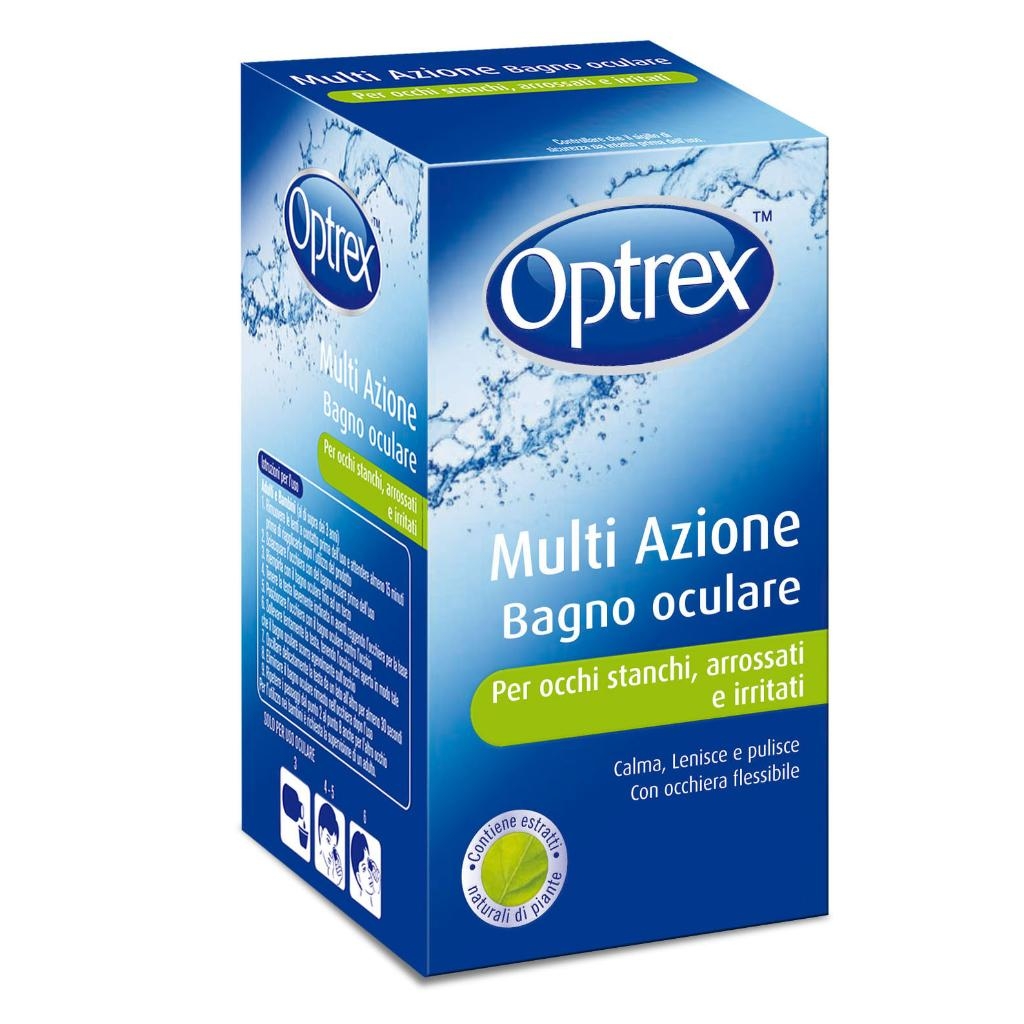 BAGNO OCULARE OPTREX MULTI AZIONE 300 ML + OCCHIERA FLESSIBILE