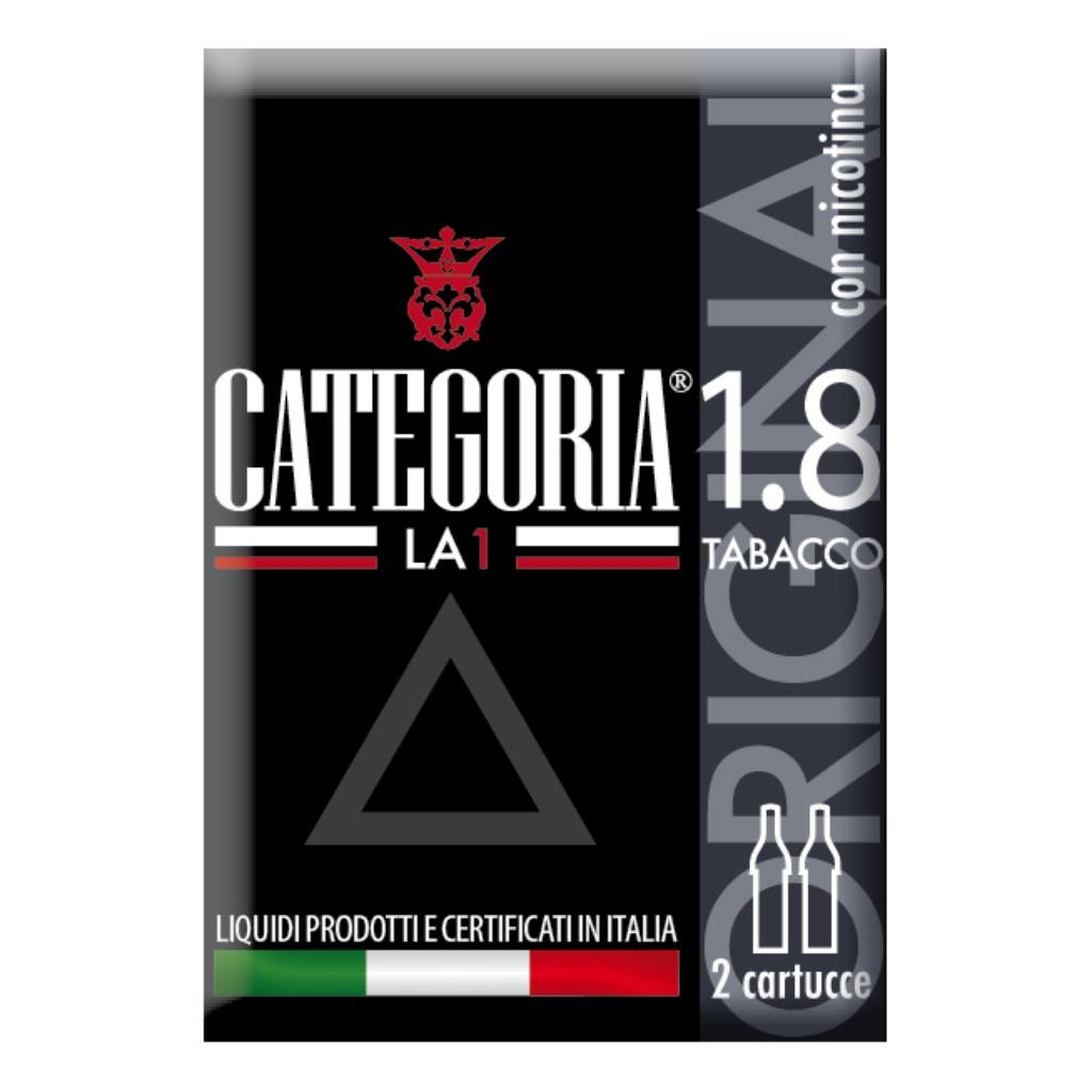 CATEGORIA LA1 3 CARTUCCE OR TABACCO 1,8 CON NICOTINA