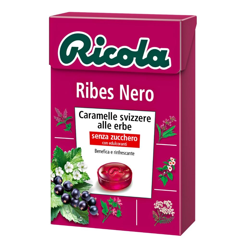 RICOLA RIBES NERO SENZA ZUCCHERO 50 G