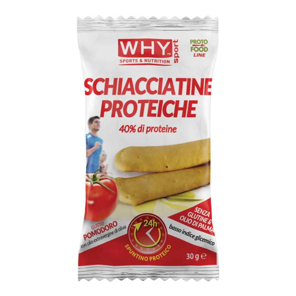 WHYNATURE SCHIACCIATINE PROTEICHE POMODORO 30 G