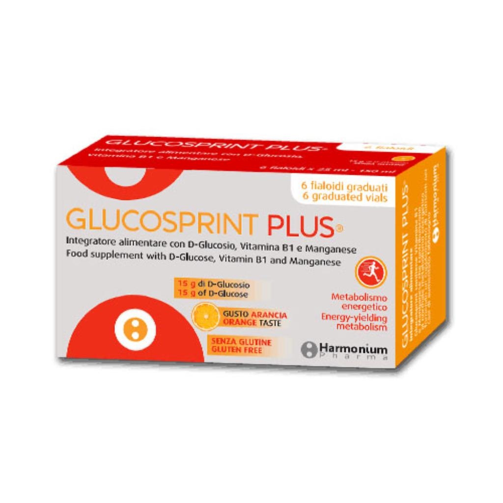 GLUCOSPRINT PLUS ARANCIA 6 FIALOIDI DA 25 ML