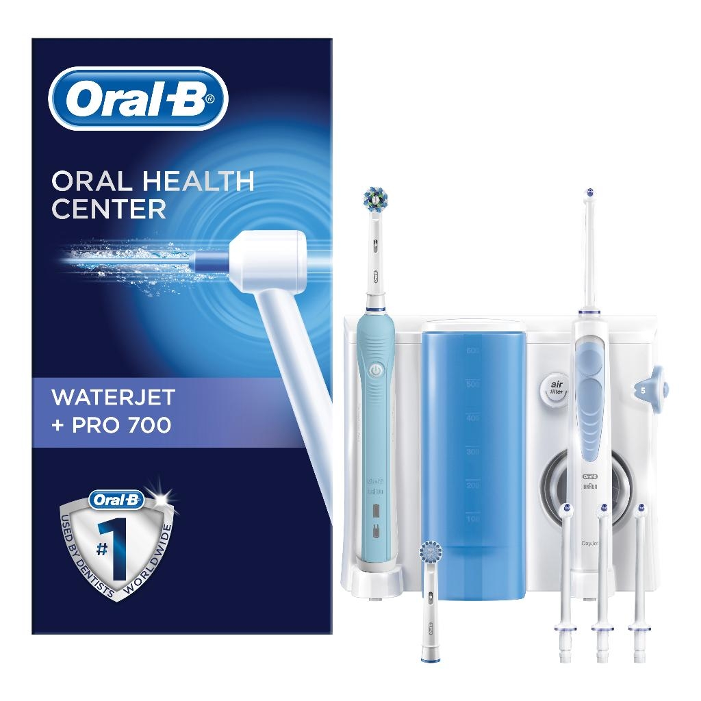 ORAL-B ORAL HEALTH CENTER OC16 IDROPULSORE WATERJET MD16 + PRO 700