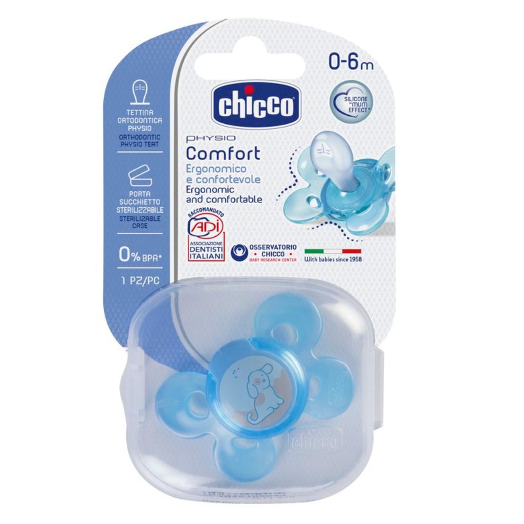 CHICCO SUCCHIETTO COMFORT BOY IN SILICONE 0-6 MESI 1 PEZZO