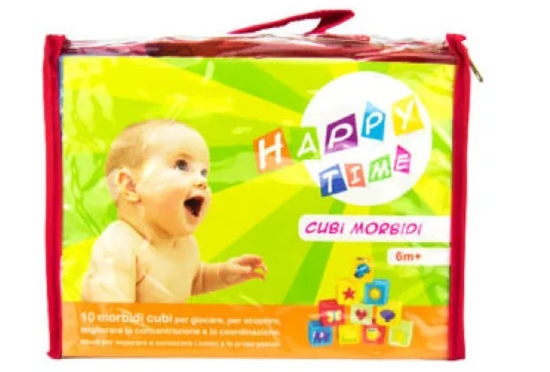 FIOCCHI DI RISO HAPPY TIME CUBI MORBIDI 6M+