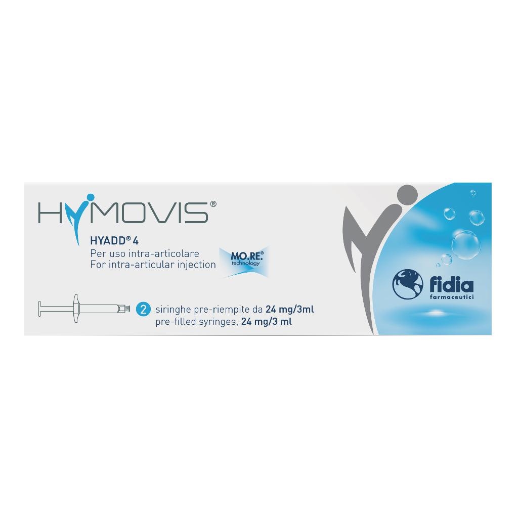 SIRINGA INTRA-ARTICOLARE HYMOVIS ACIDO IALURONICO 24 MG 3 ML 2 PEZZI