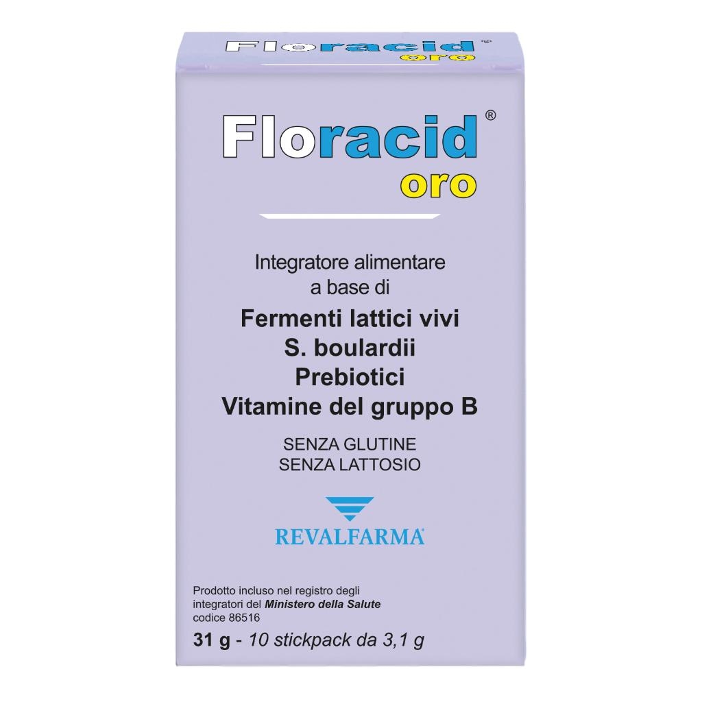 FLORACID OROSOLUBILE 10 STICKPACK