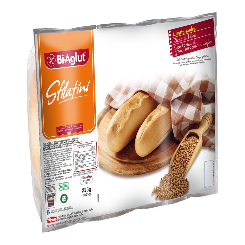 BIAGLUT PANE SFILATINI 3 X 75 G