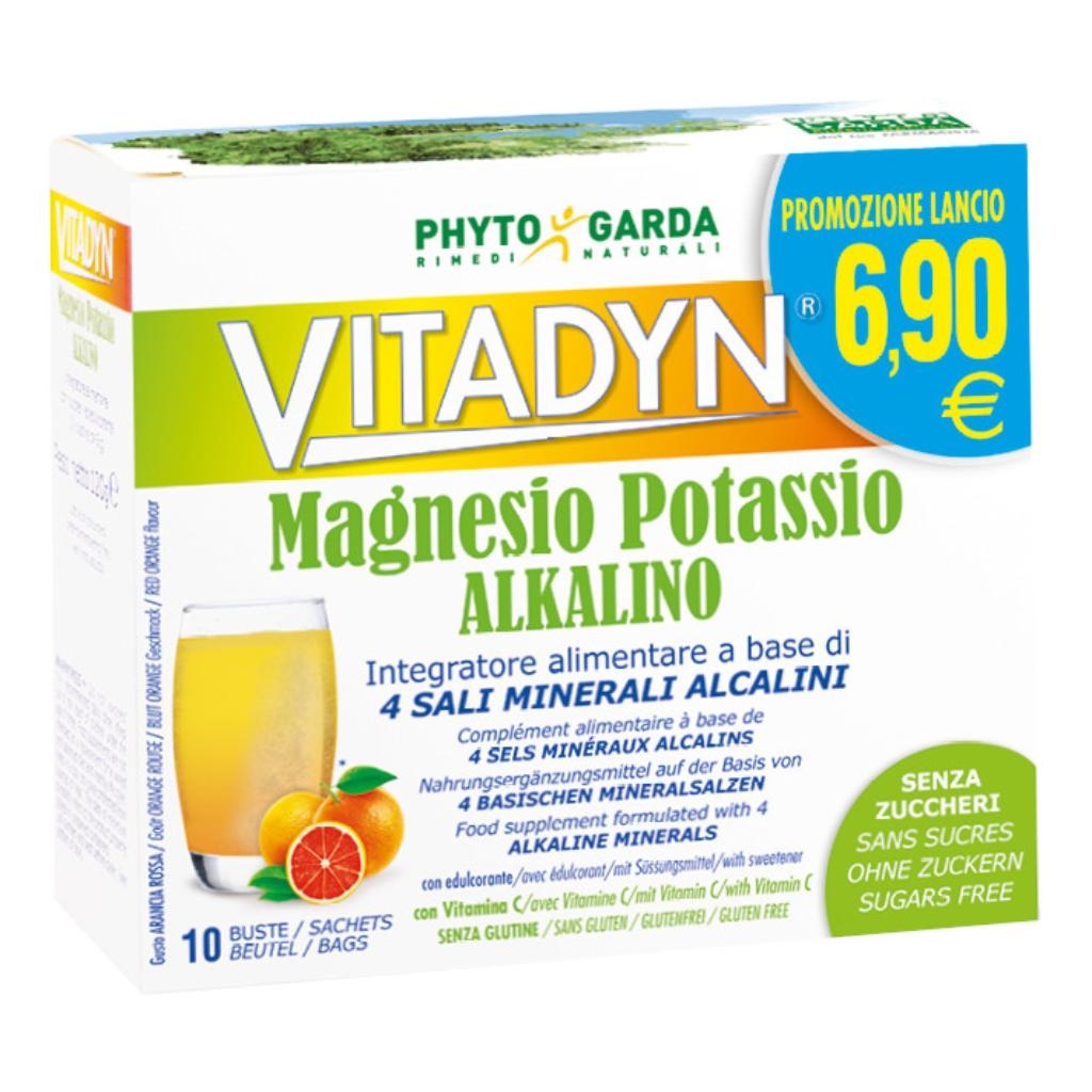 VITADYN MAGNESIO POTASSIO ALKALINO SENZA ZUCCHERO 10 BUSTINE