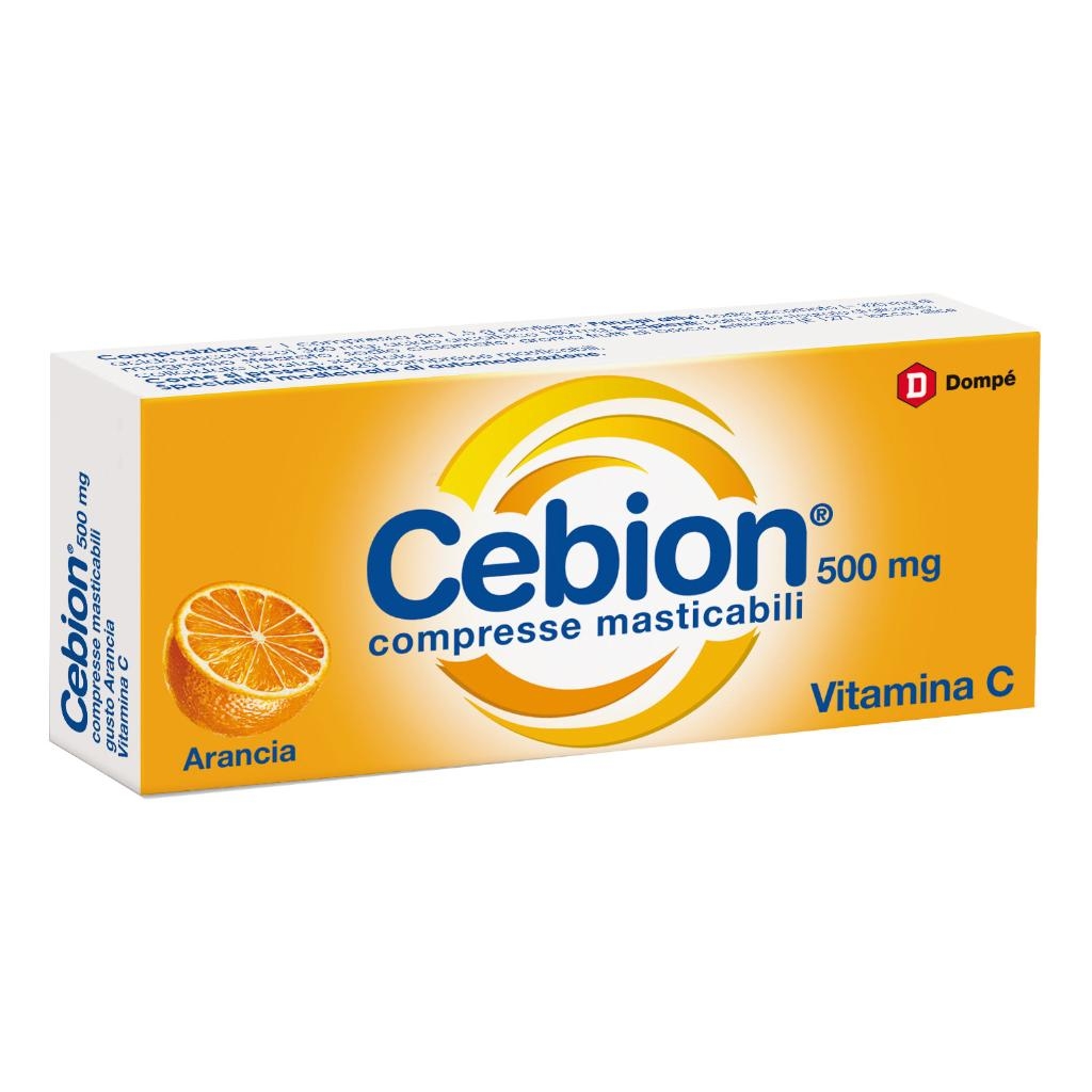 CEBION MASTICABILE ARANCIA VITAMINA C 500 MG 20 COMPRESSE