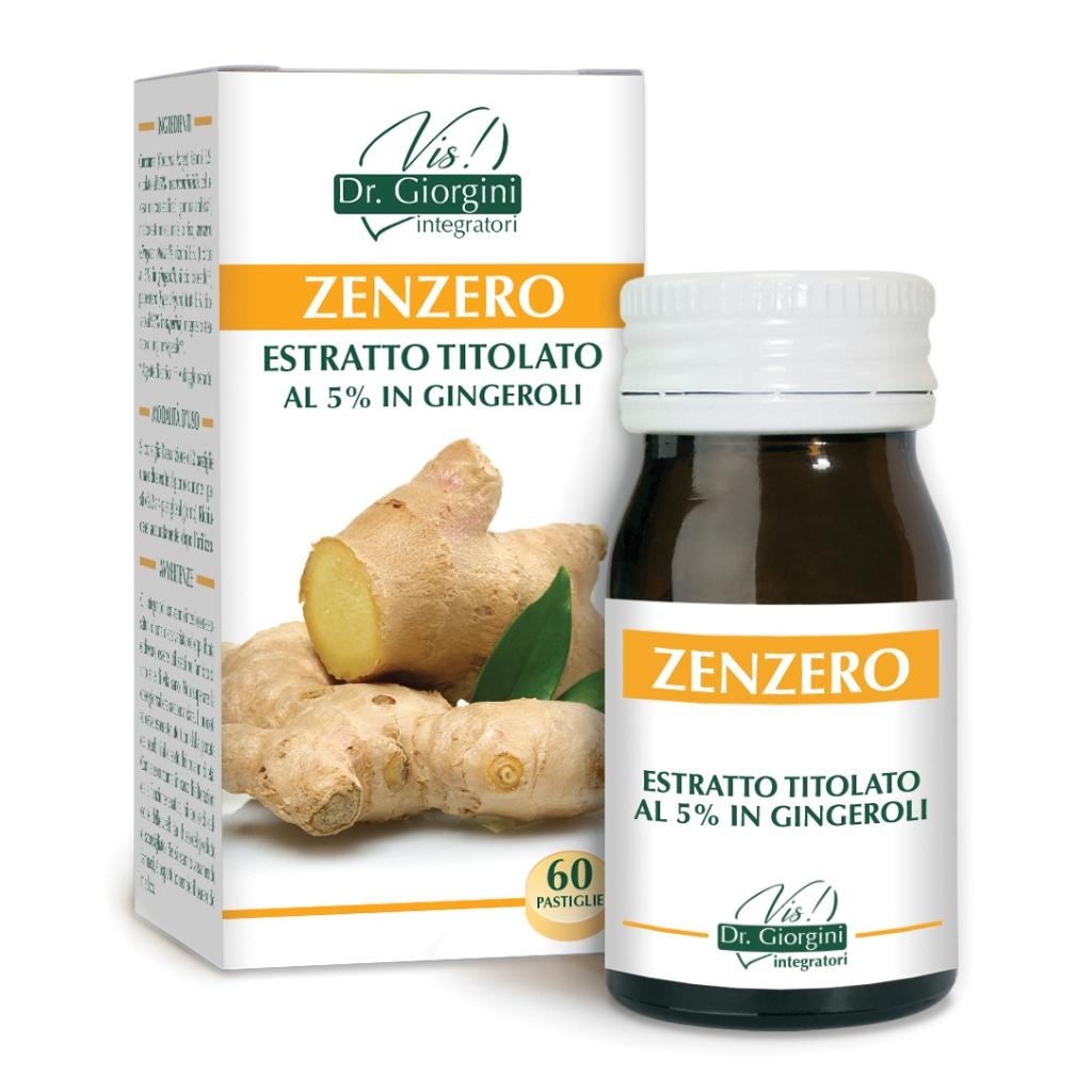 ZENZERO ESTRATTO TITOLATO 60 PASTIGLIE