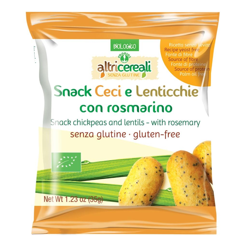 ALTRICEREALI SNACK CECI E LENTICCHIE CON ROSMARINO 35 G