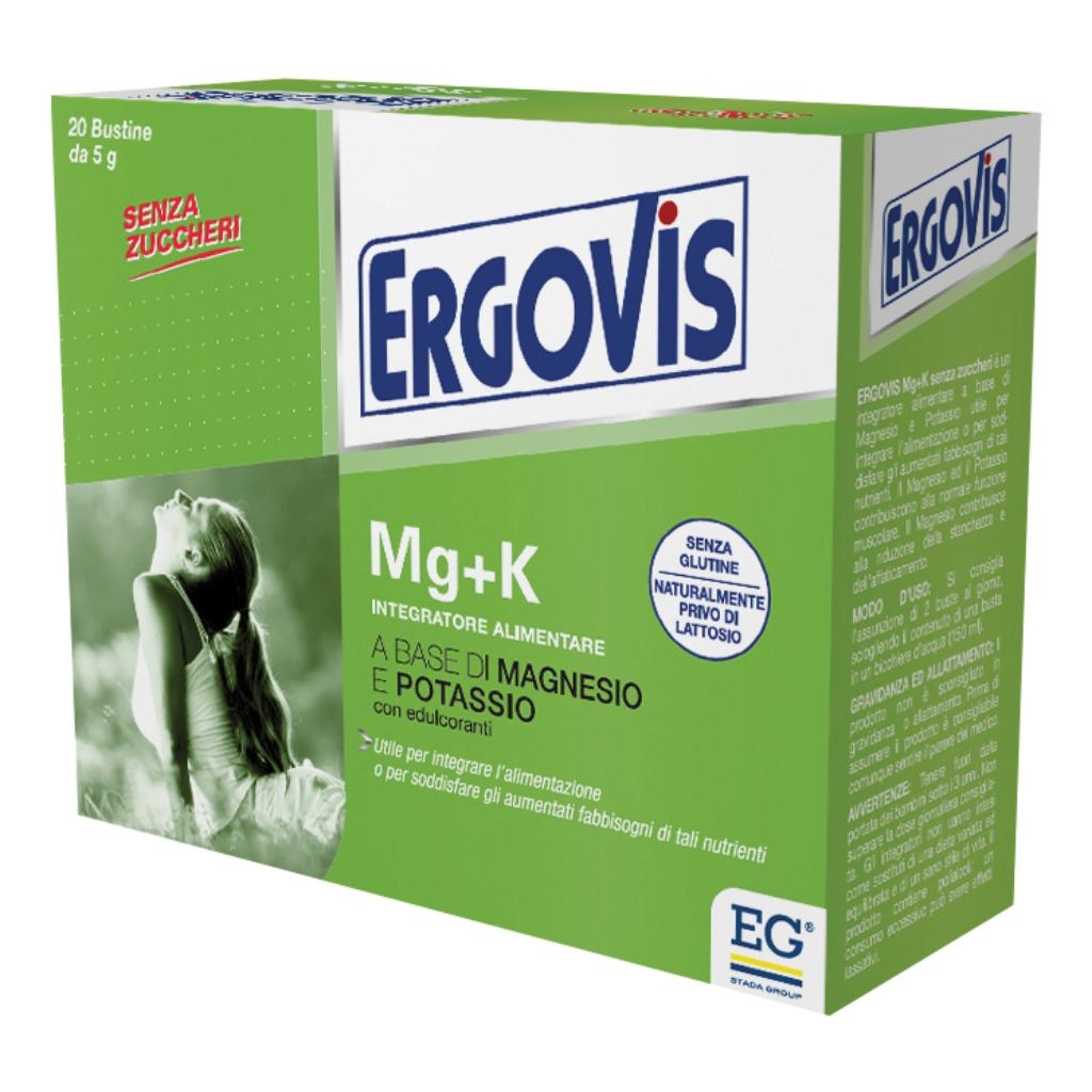 ERGOVIS MG+K SENZA ZUCCHERO 20 BUSTINE 5 G