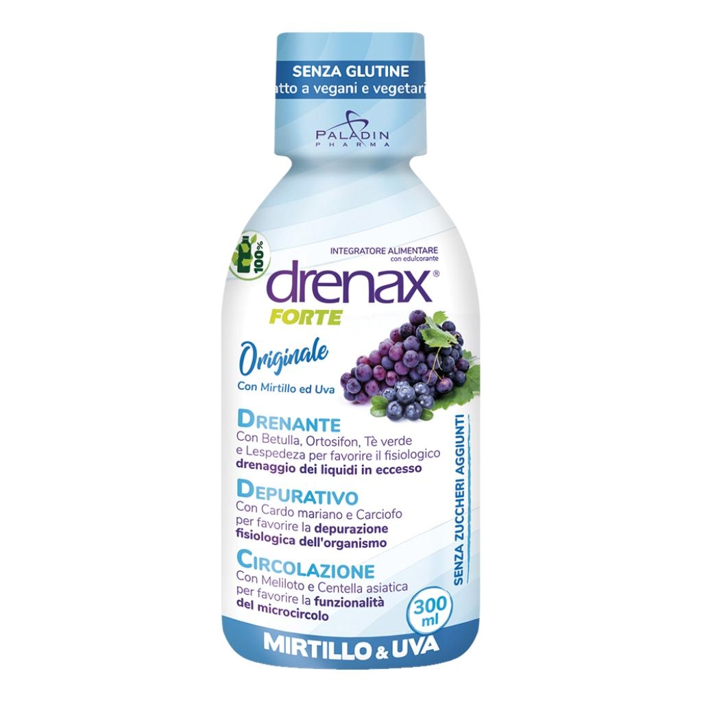 DRENAX FORTE ORIGINALE CON MIRTILLO E UVA 300 ML