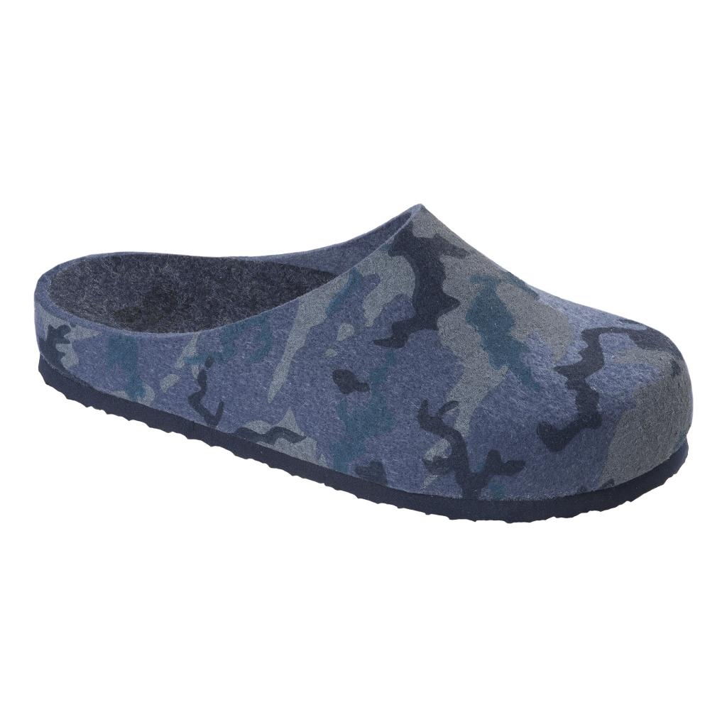 CALZATURA PER BAMBINO MANNI KID FELT MILITARY BLUE BIOPRINT KIDS 27 AW16