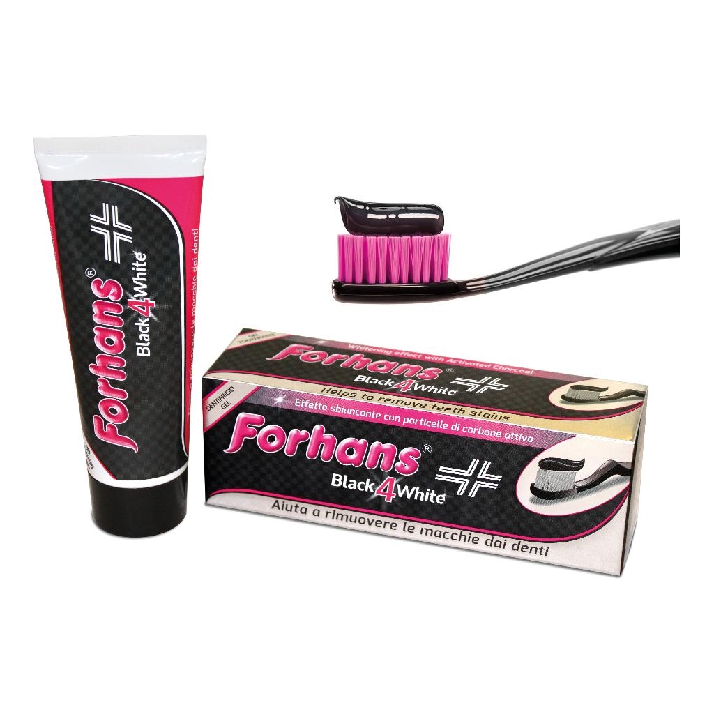 DENTIFRICIO FORHANS GEL BLACK4WHITE