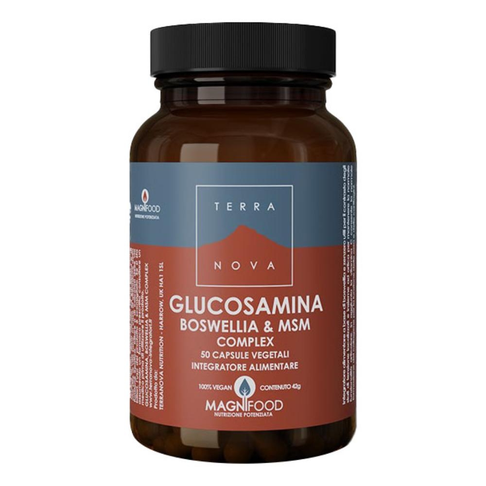 TERRANOVA COMPLESSO DI GLUCOSAMINA BOSWELLIA E MSM 50 CAPSULE