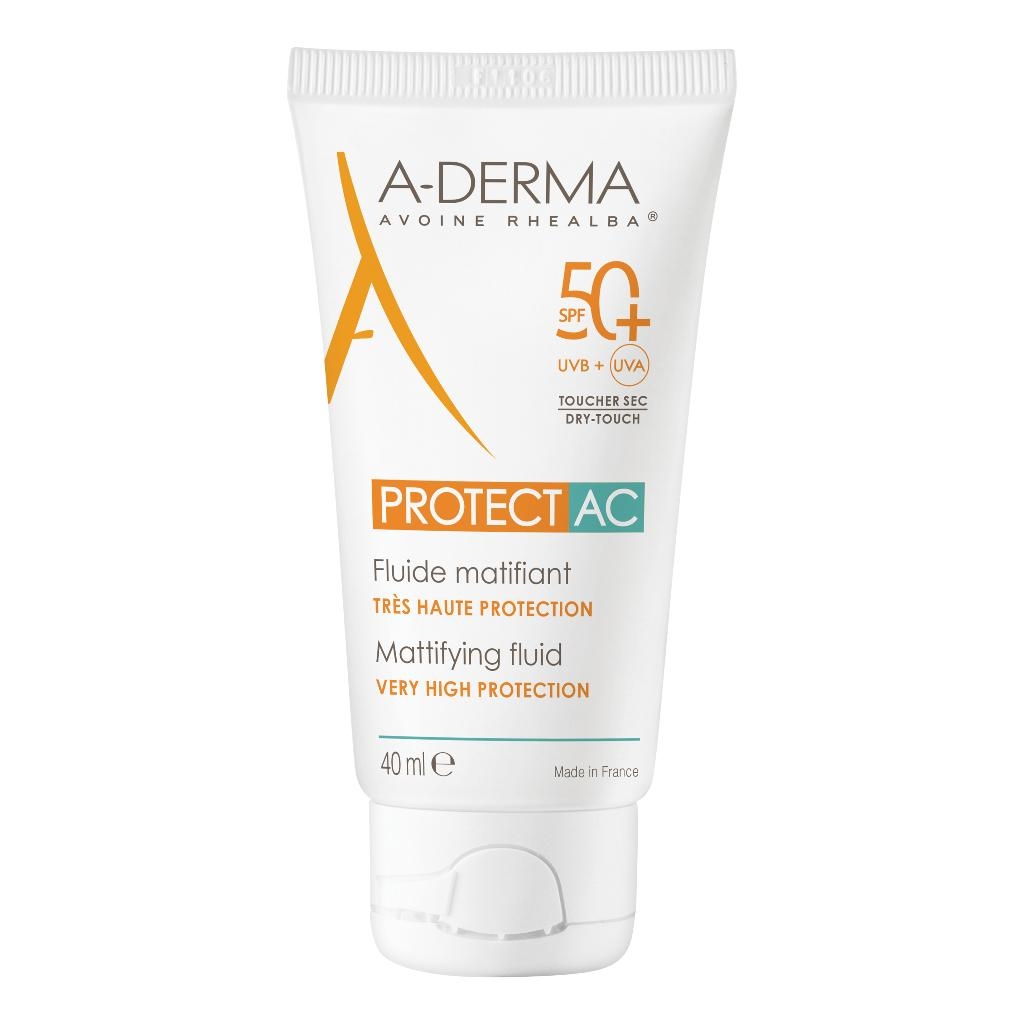 ADERMA A-D PROTECT AC FLUIDO MAT 50+ 40 ML