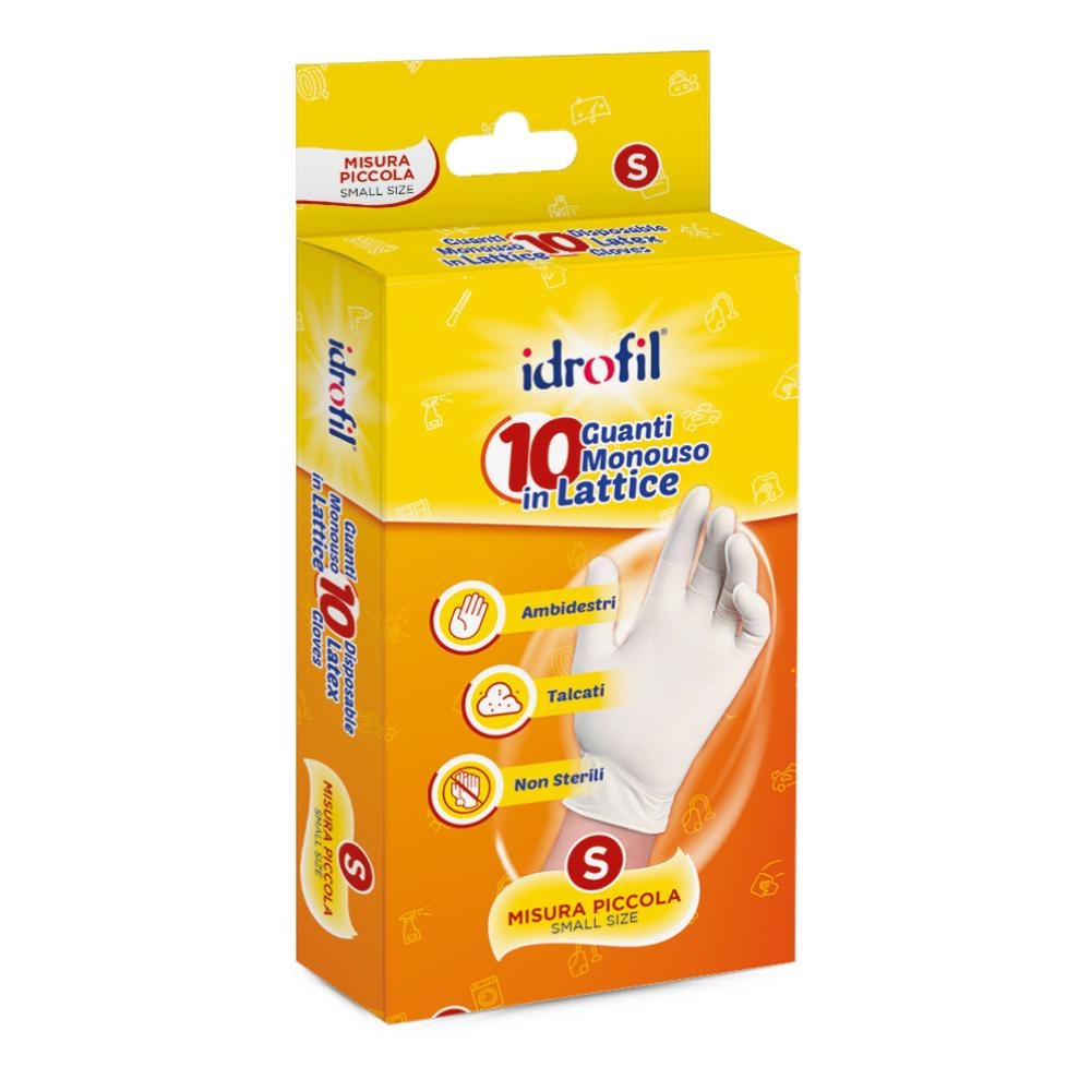 GUANTI IN LATTICE S 10 PEZZI