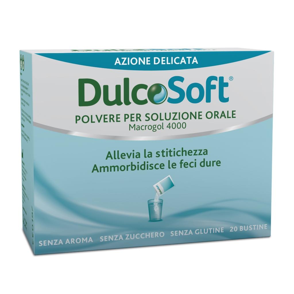 DULCOSOFT POLVERE PER SOLUZIONE ORALE 20 BUSTINE