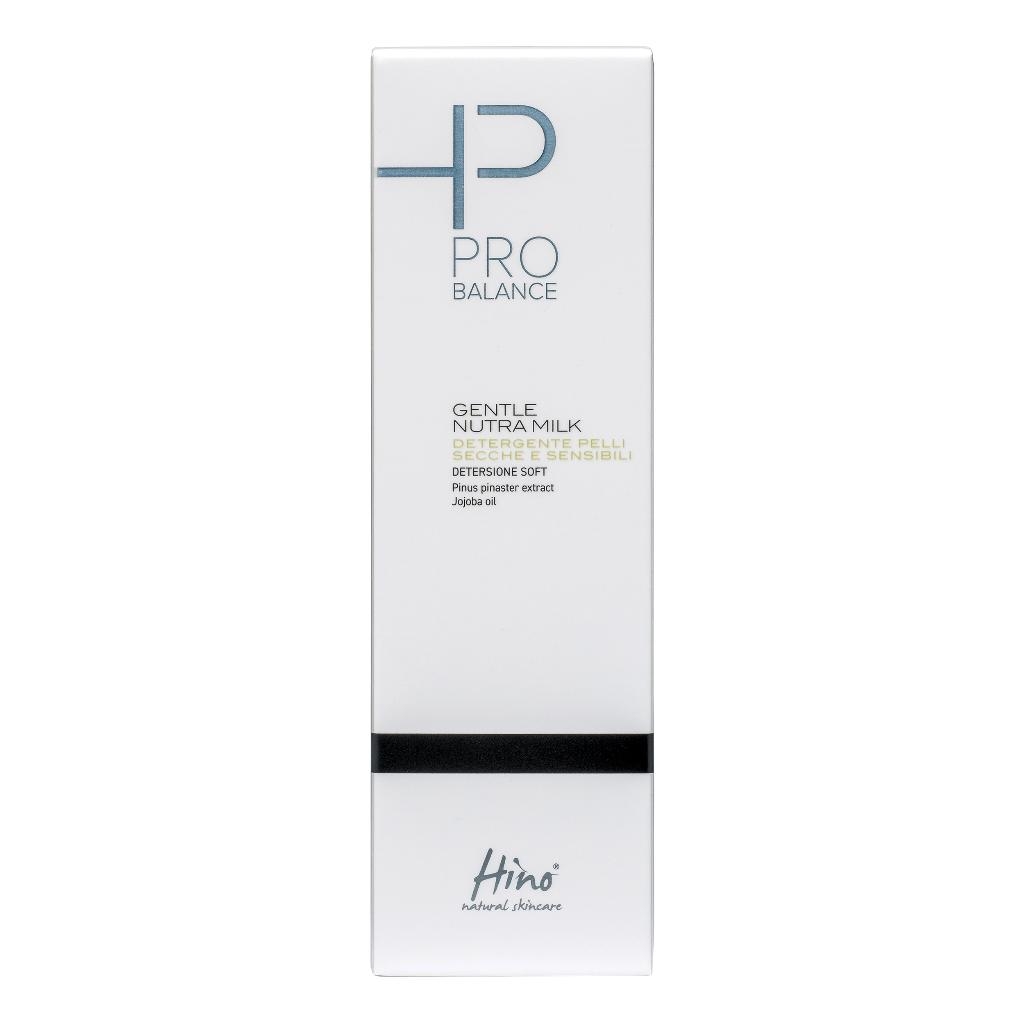 HINO NATURAL SKINCARE PRO BALANCE GENTLE NUTRA MILK DETERGENTE PELLI SECCHE E SENSIBILI 200 ML