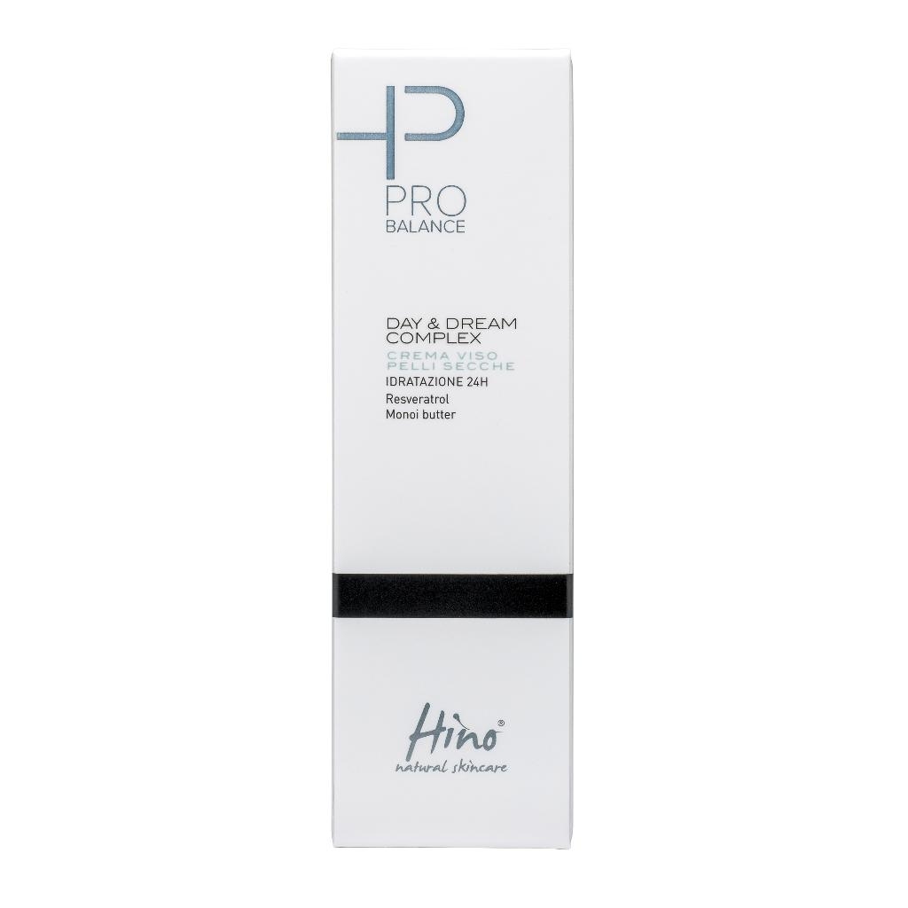 HINO NATURAL SKINCARE PRO BALANCE DAY & DREAM COMPLEX CREMA VISO PELLI SECCHE 50 ML