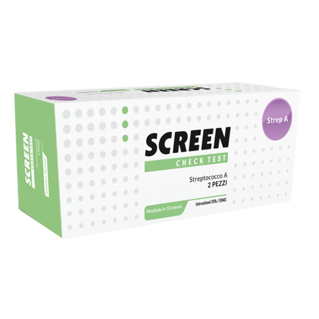 STREP A ANTIGEN HOME TEST DETERMINAZIONE QUALITATIVA ANTIGENI STREPTOCOCCO A DA TAMPONE FARINGEO 2 PEZZI