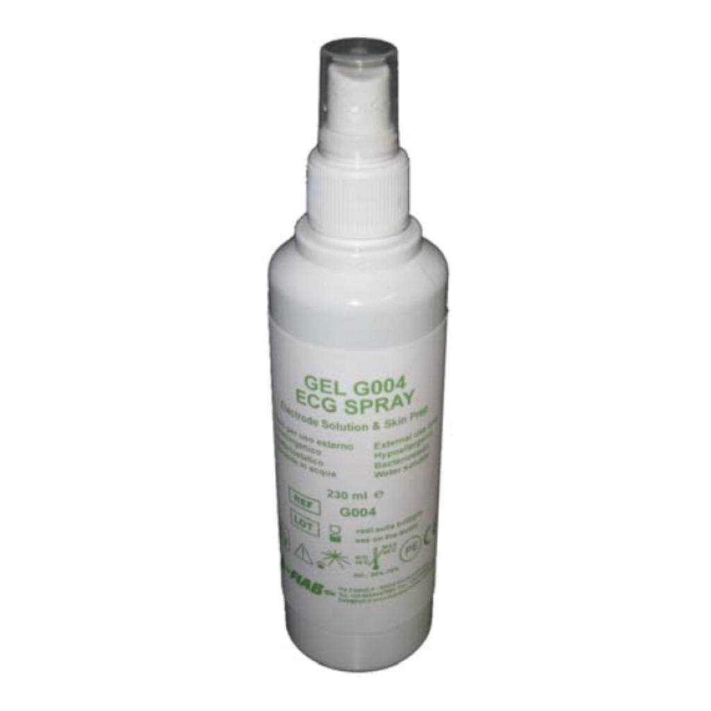 GEL SPRAY ELETTROCONDUTTORE AD AZIONE IGIENICA E SGRASSANTE PER ECG FLACONE DA 230 ML