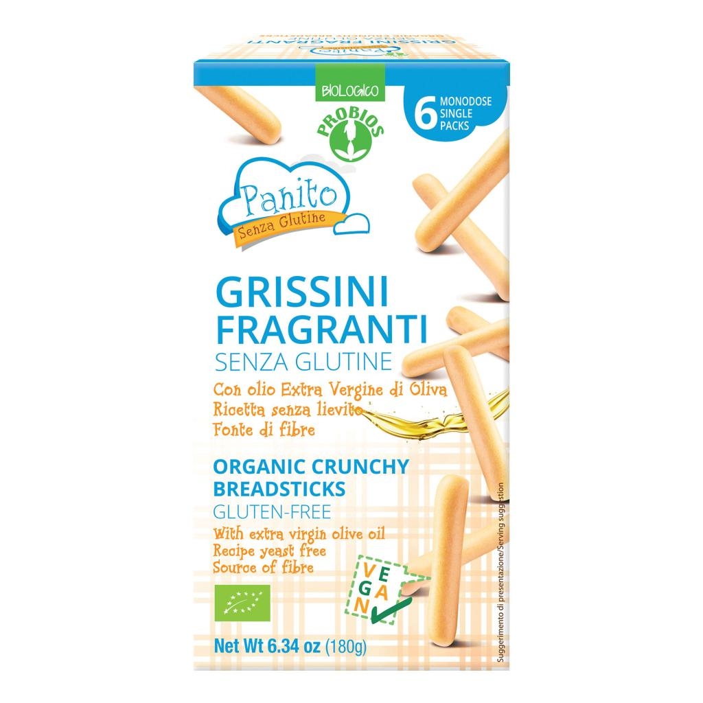 PANITO GRISSINI FRAGRANTI SENZA GLUTINE 180 G