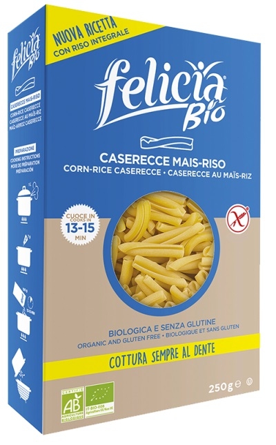 FELICIA BIO MAIS RISO NEW CASERECCE 250 G