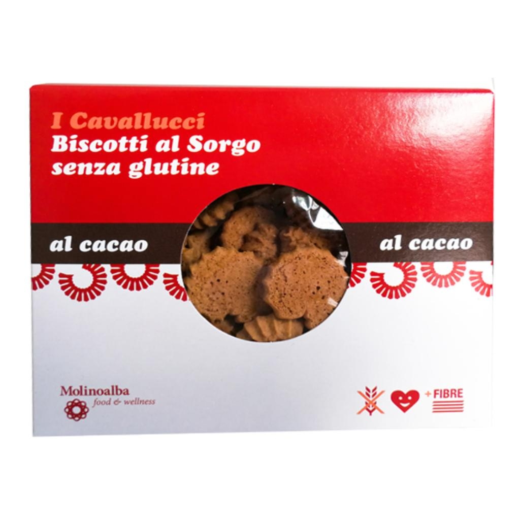 MOLINO ALBA I CAVALLUCCI BISCOTTI CON CACAO 125 G