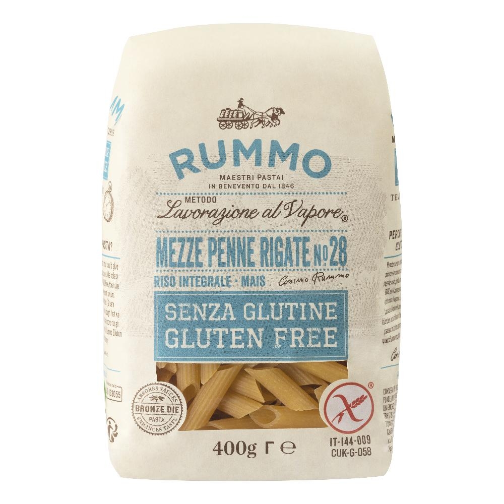 RUMMO MEZZE PENNE RIGATE N28 RISO INTEGRALE E MAIS 400 G