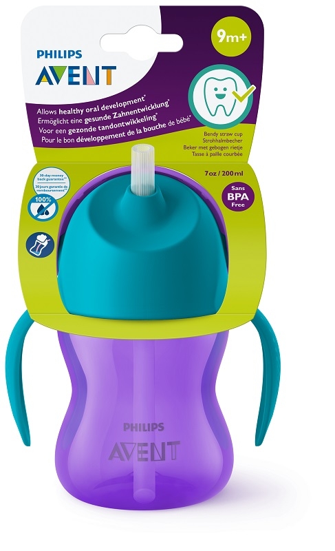 AVENT TAZZA CON CANNUCCIA FLESSIBILE DA 200ML 9 MESI+