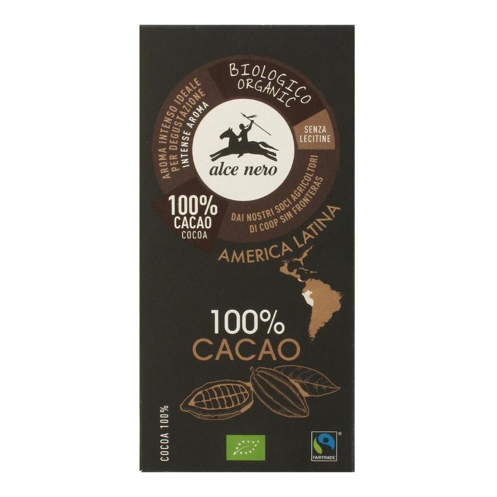 TAVOLETTA CIOCCOLATO EXTRAFONDENTE BIO 100% CACAO 50 G