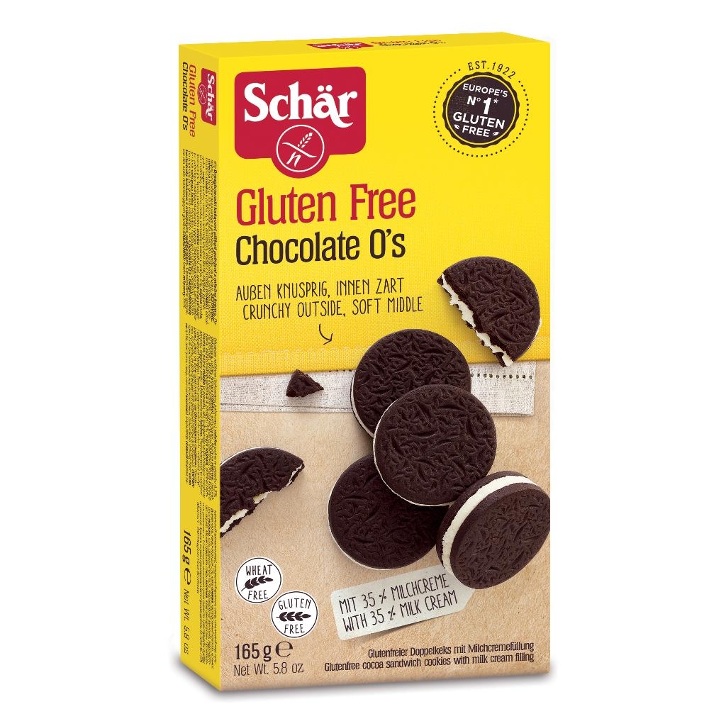 SCHAR CHOCOLATE O'S BISCOTTI AL CACAO CON CREMA AL LATTE 165 G